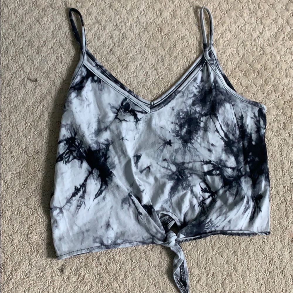 tie dye cropped top